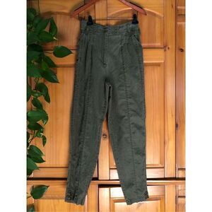 intage 80s 1980s Together! Pleated High Waisted Linen Blend SZ 8